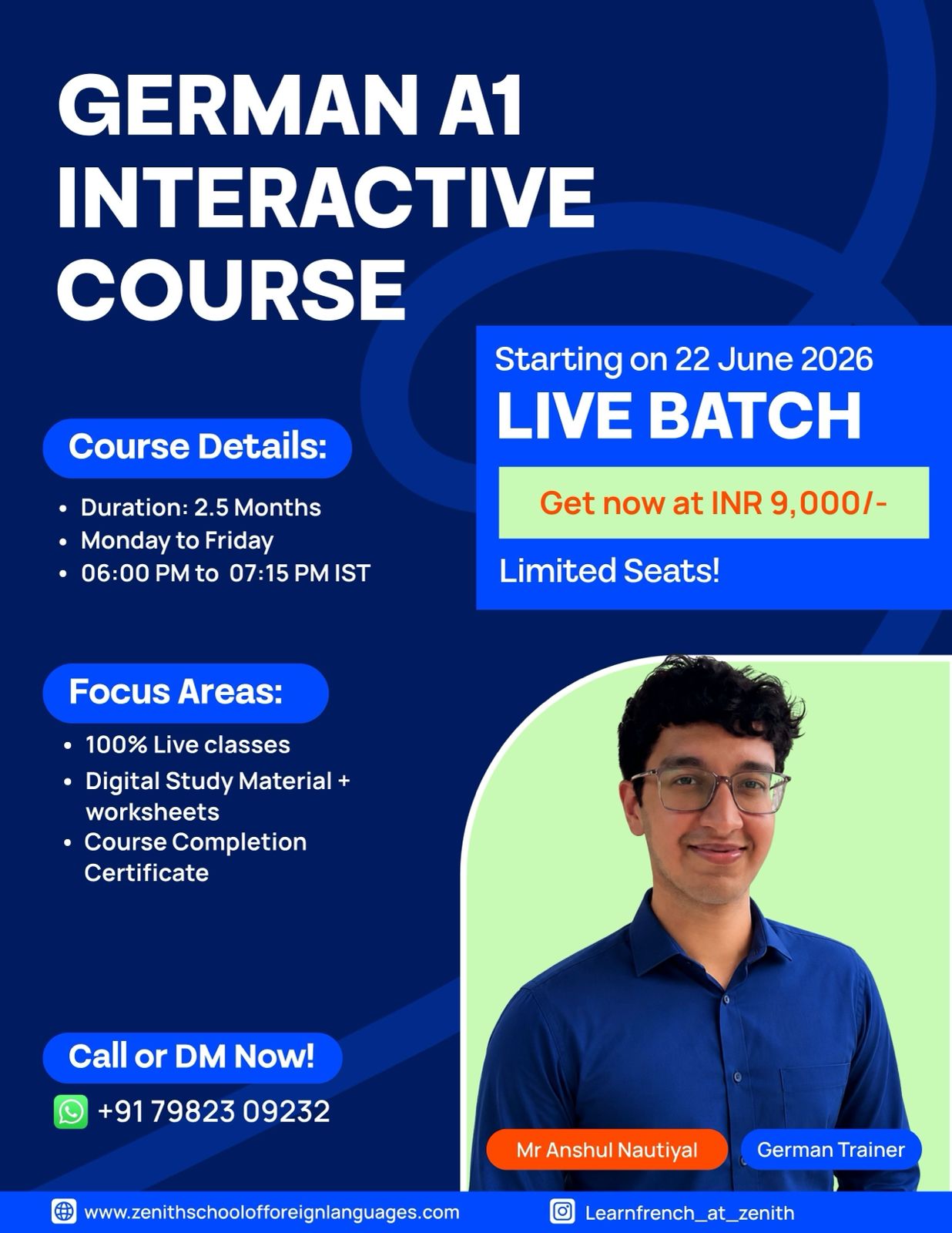 German A1 (Batch Starting on 22 June)