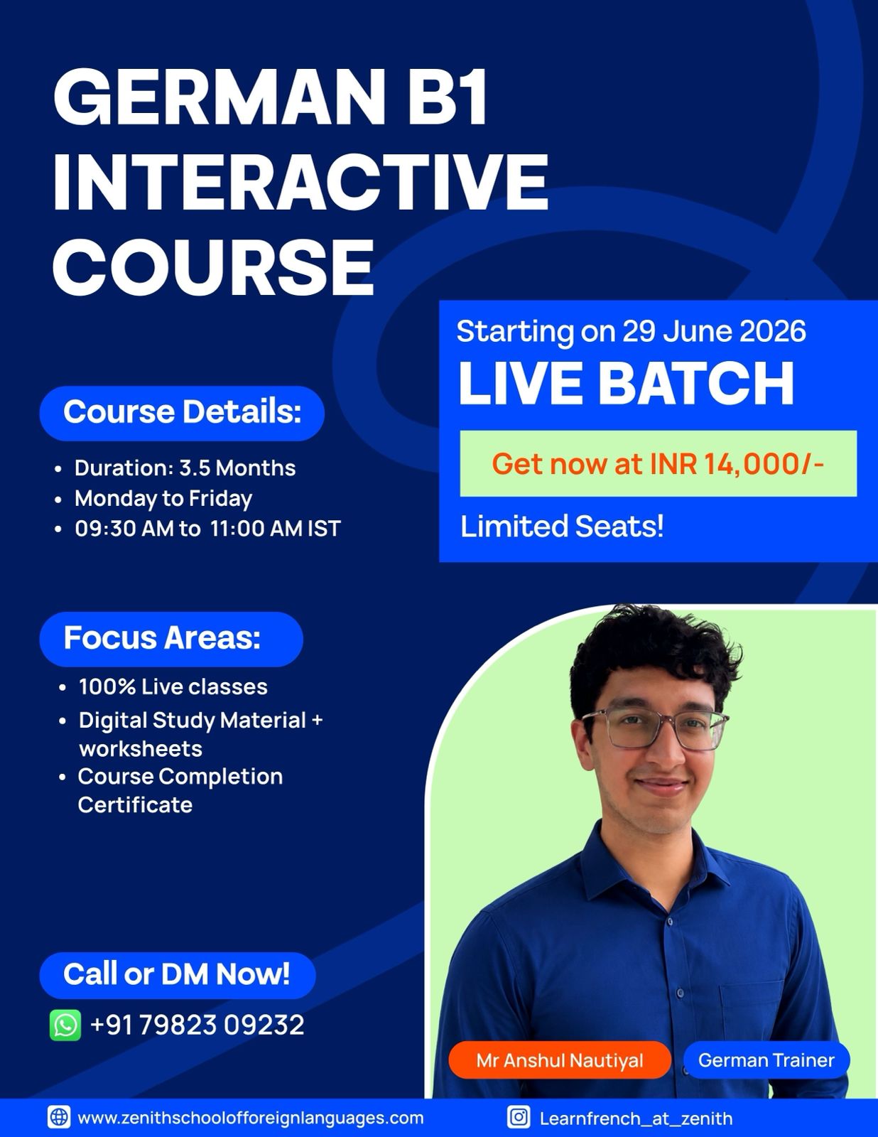 German B1 (Batch Starting on 29 June)