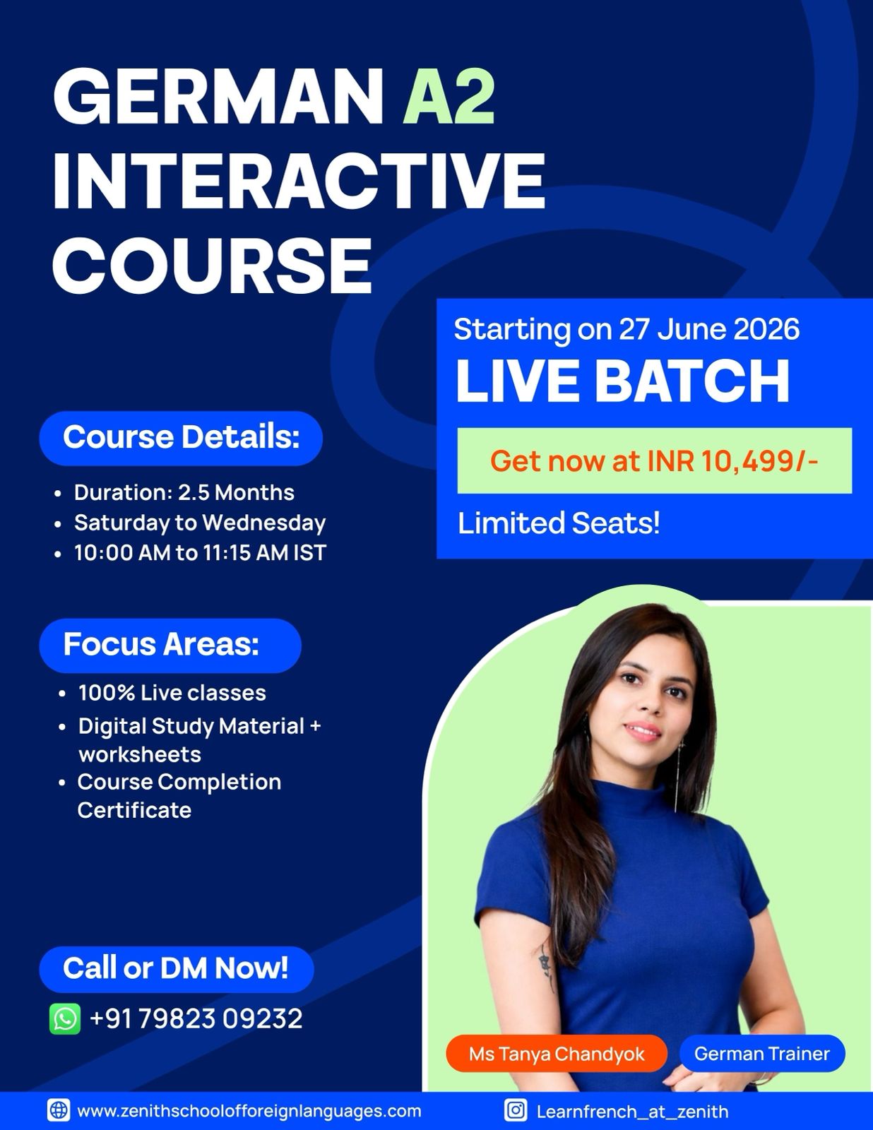 German A2 (Batch Starting on 27 June)