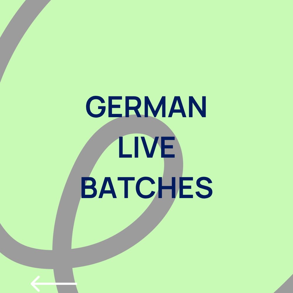 German Live Batches