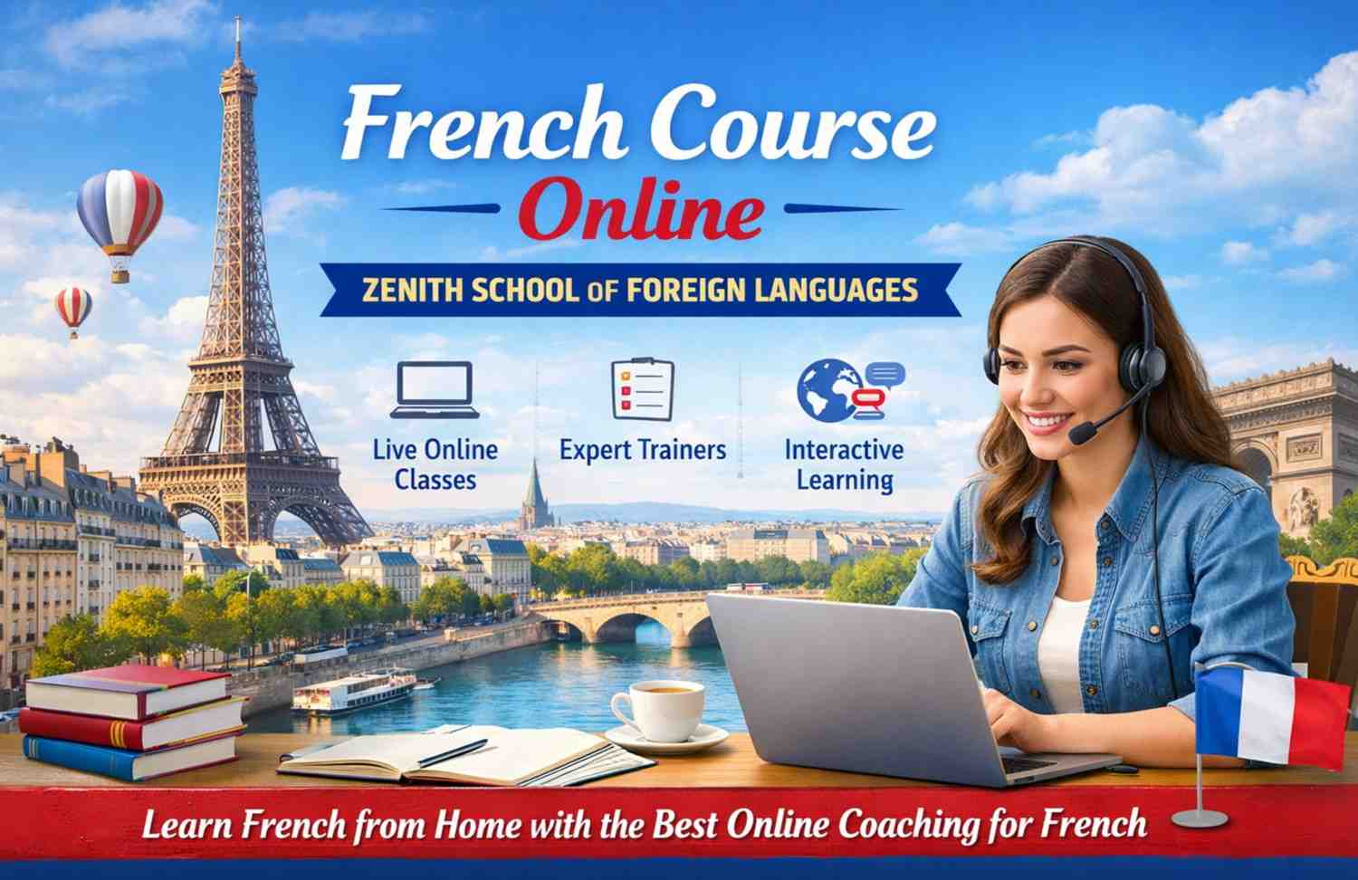 French Course Online – Zenith School of Foreign Languages