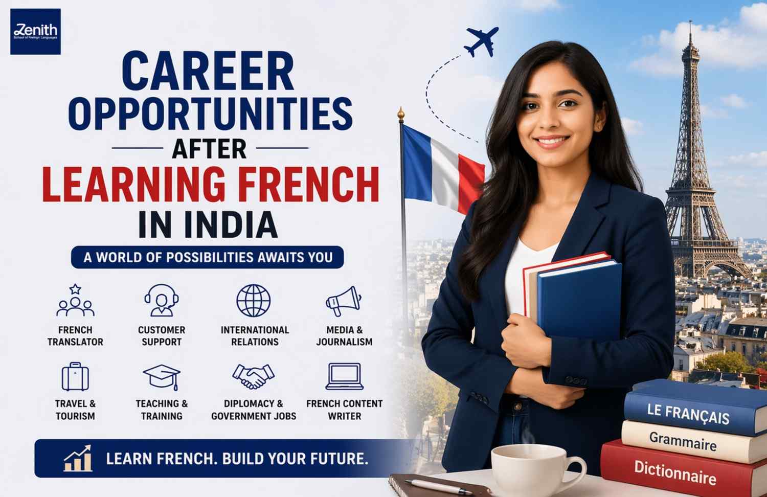 Career Opportunities after Learning French in India – Zenith School of Foreign Languages