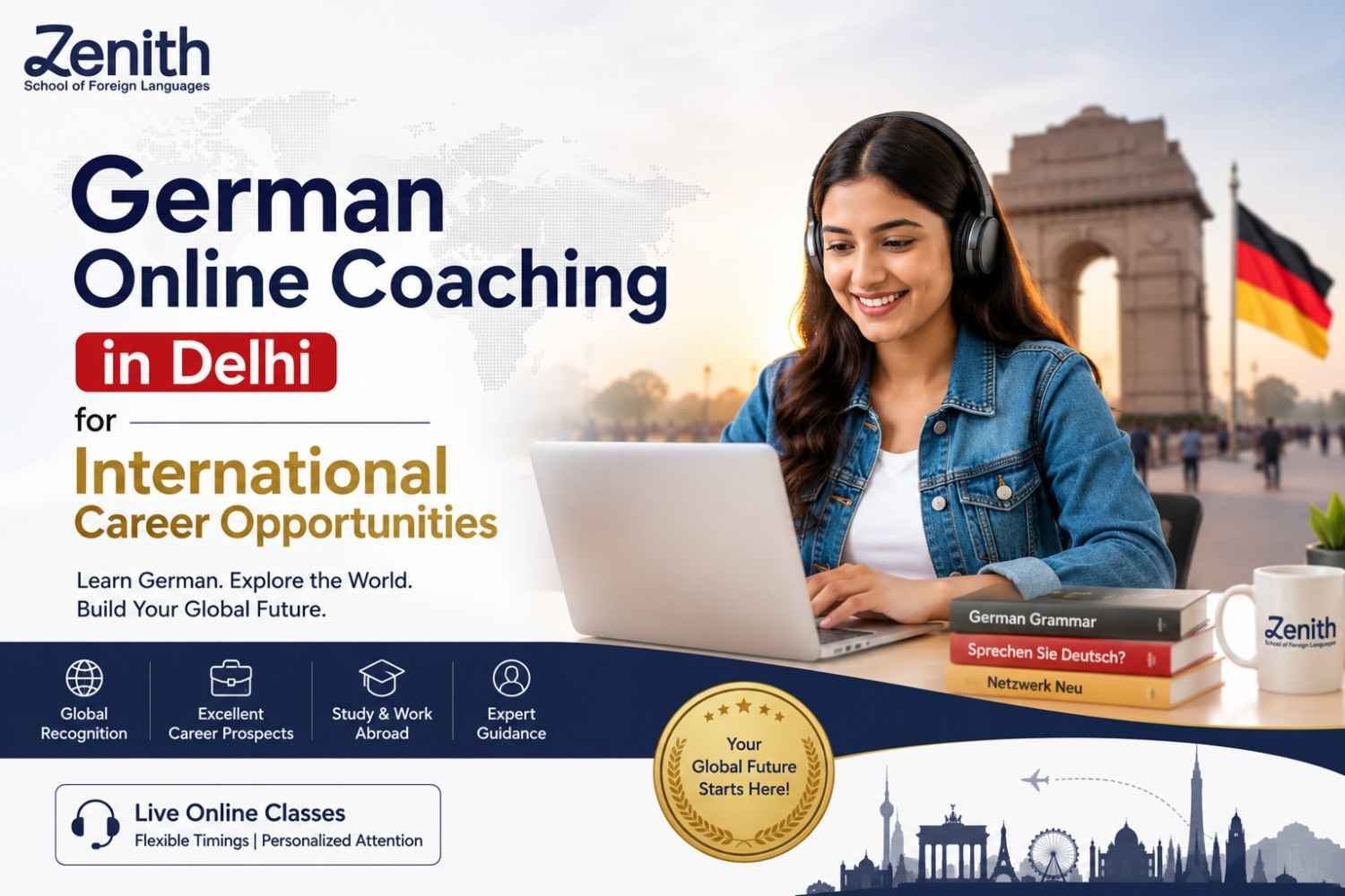 German Online Coaching in Delhi for International Career Opportunities
