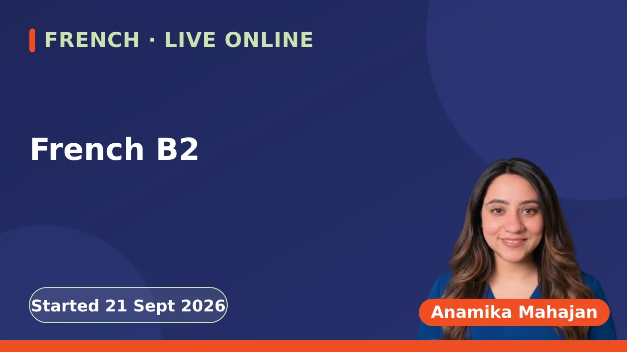 French B2 - 21 Sept