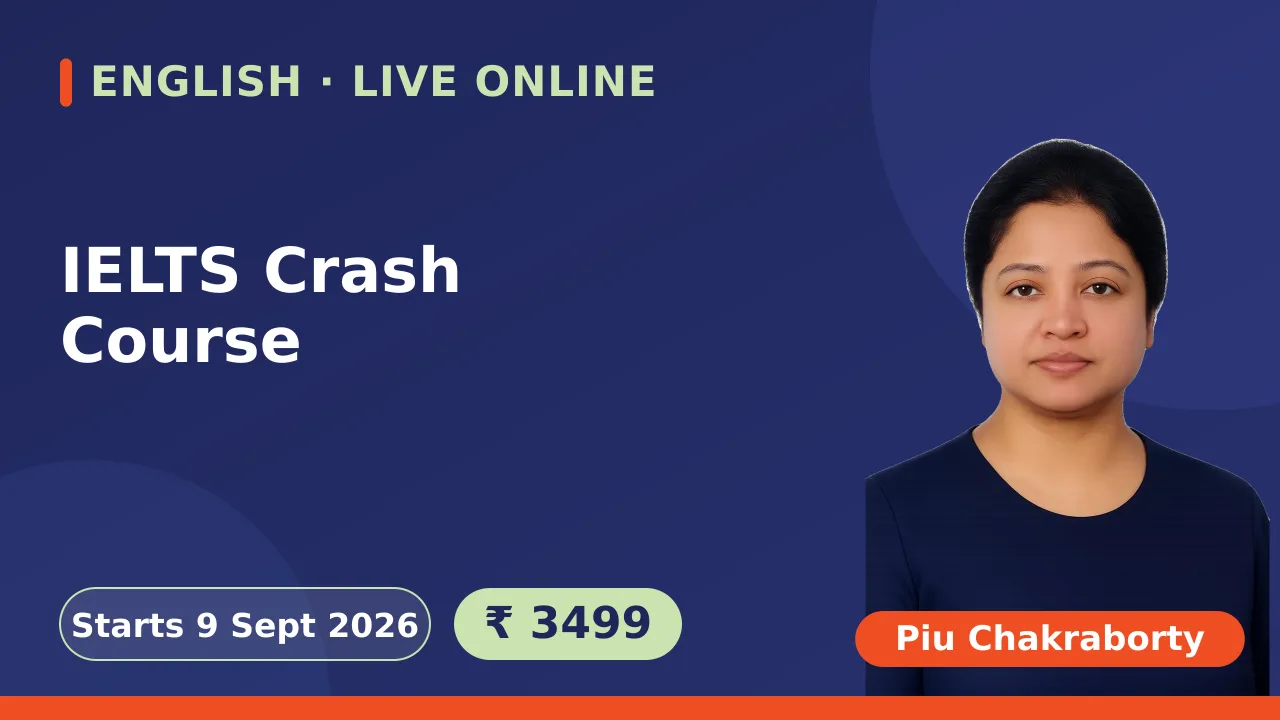 IELTS Crash Course - 9 Sept