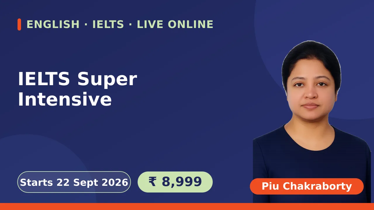 IELTS Super Intensive - 23 Sept