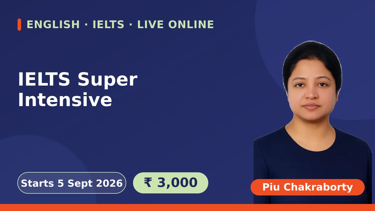 IELTS Super Intensive - 5 Sept
