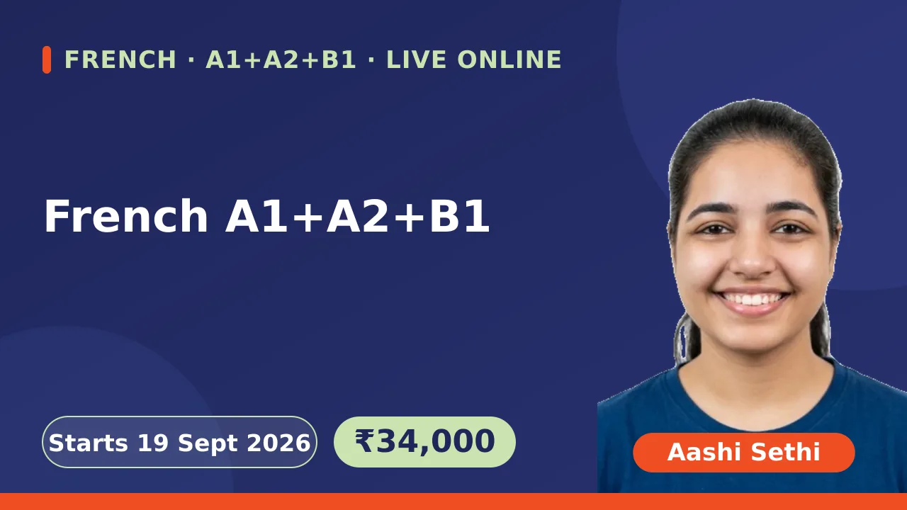 French A1+A2+B1-19 Sept