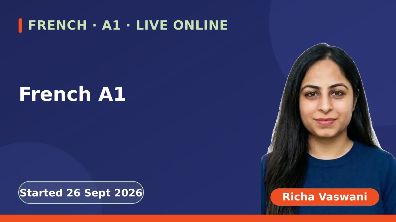 French A1 - 26 Sept