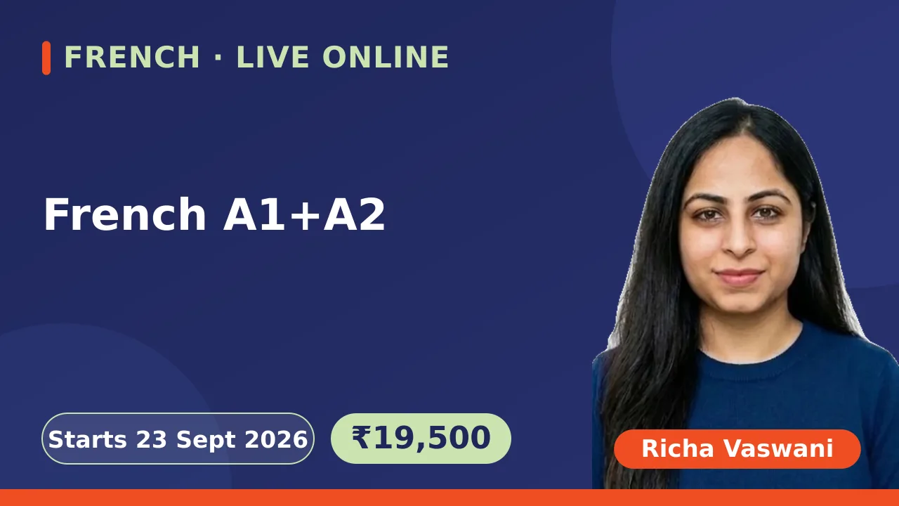 French A1+A2-23 Sept