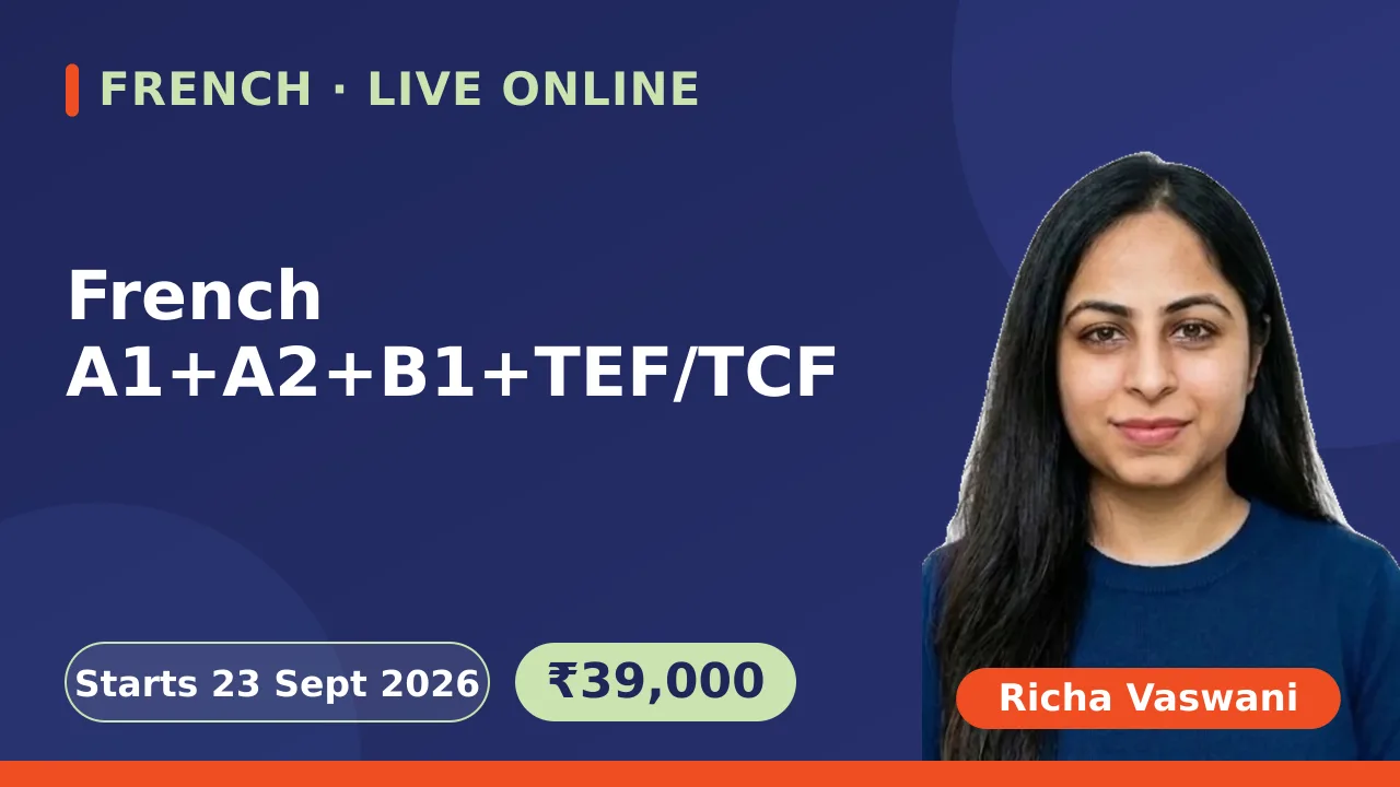 French A1+A2+B1+TEF/TCF-23 Sept