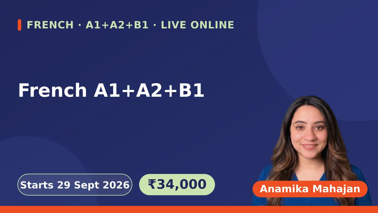 French A1+A2+B1-29 Sept