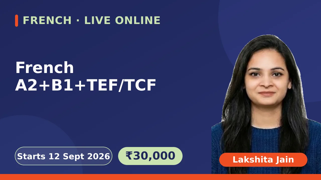 French A2+B1+TEF/TCF-12 Sept