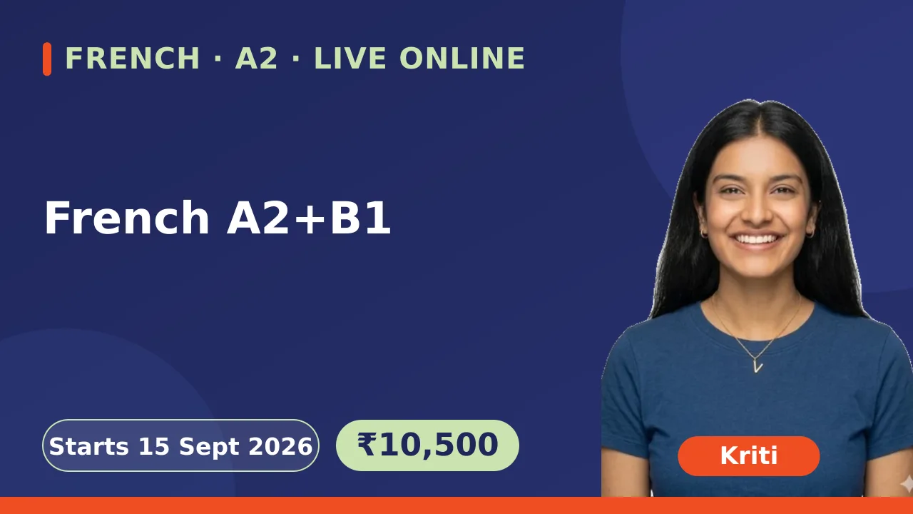 French A2+B1-15 Sept
