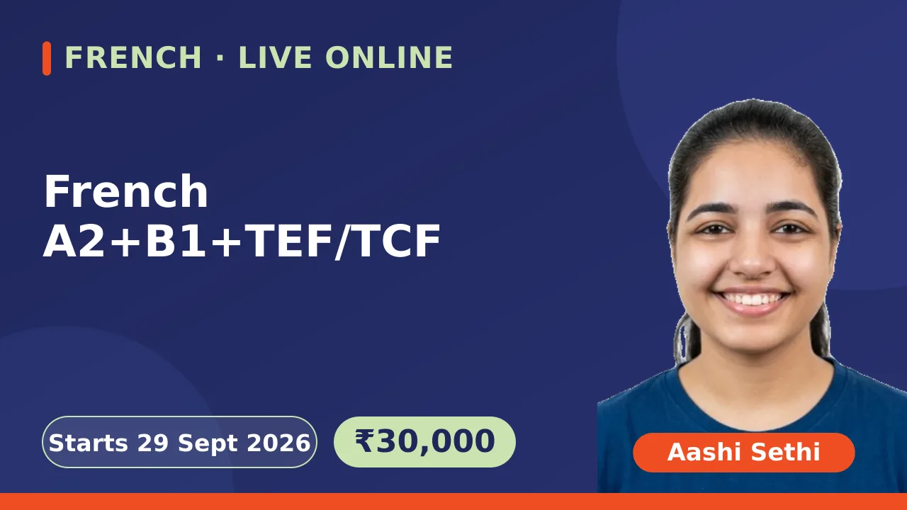 French A2+B1+TEF/TCF-29 Sept