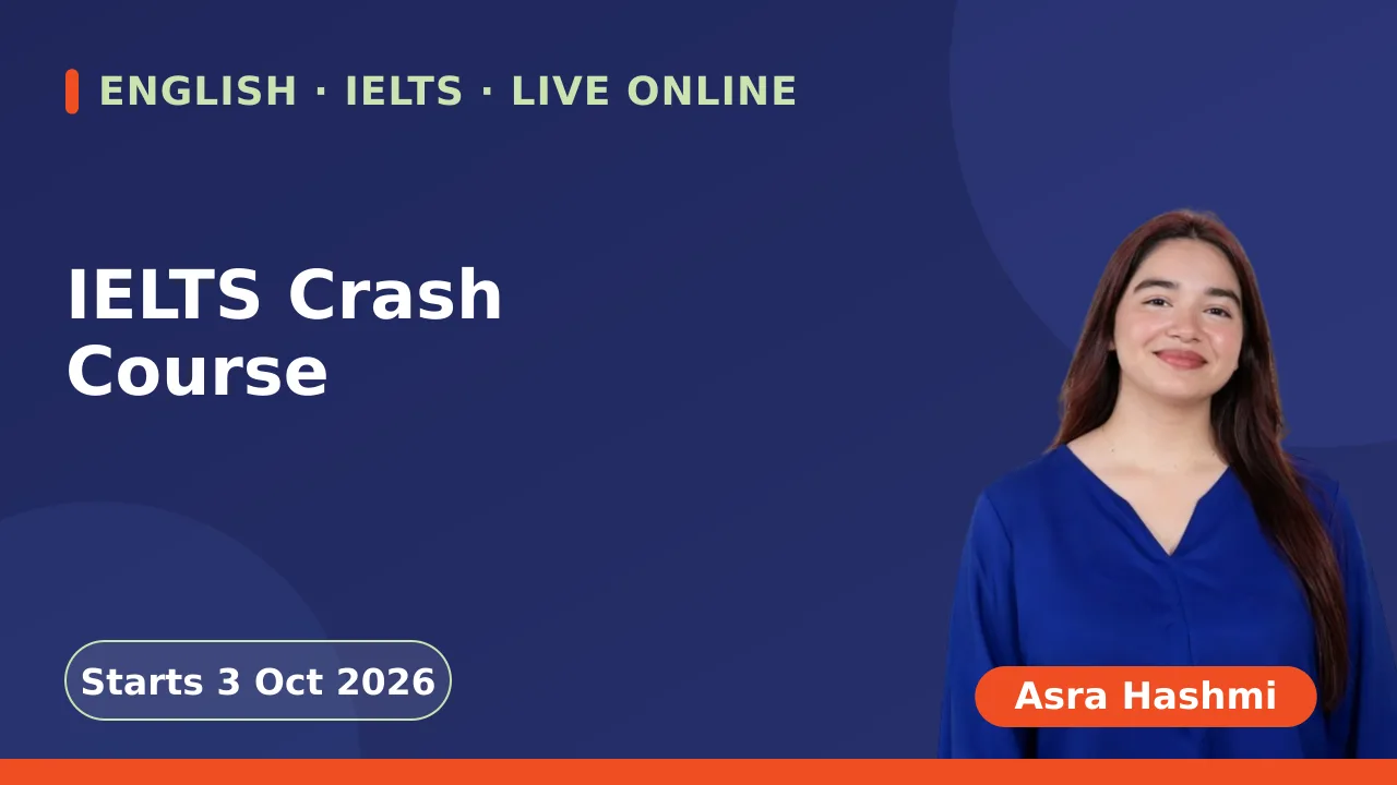 IELTS Crash Course - 3 Oct