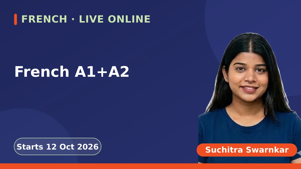 French A1+A2 - 12 Oct