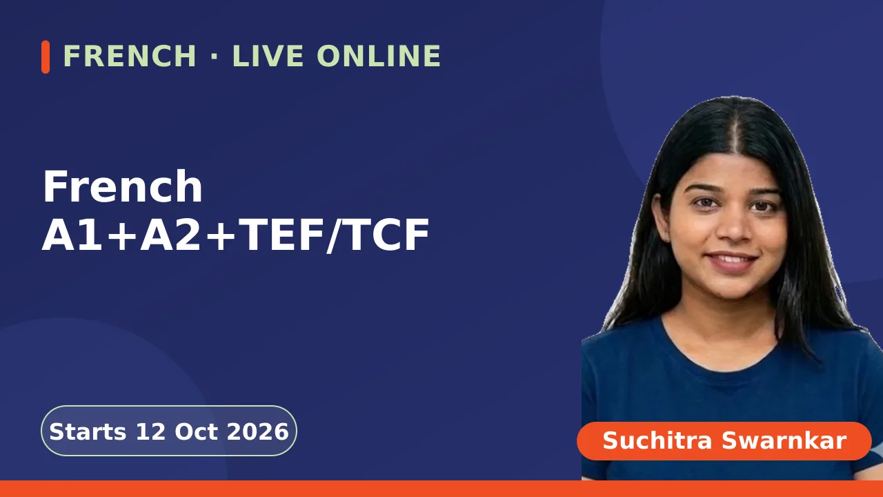 French A1+A2+TEF/TCF - 12 Oct