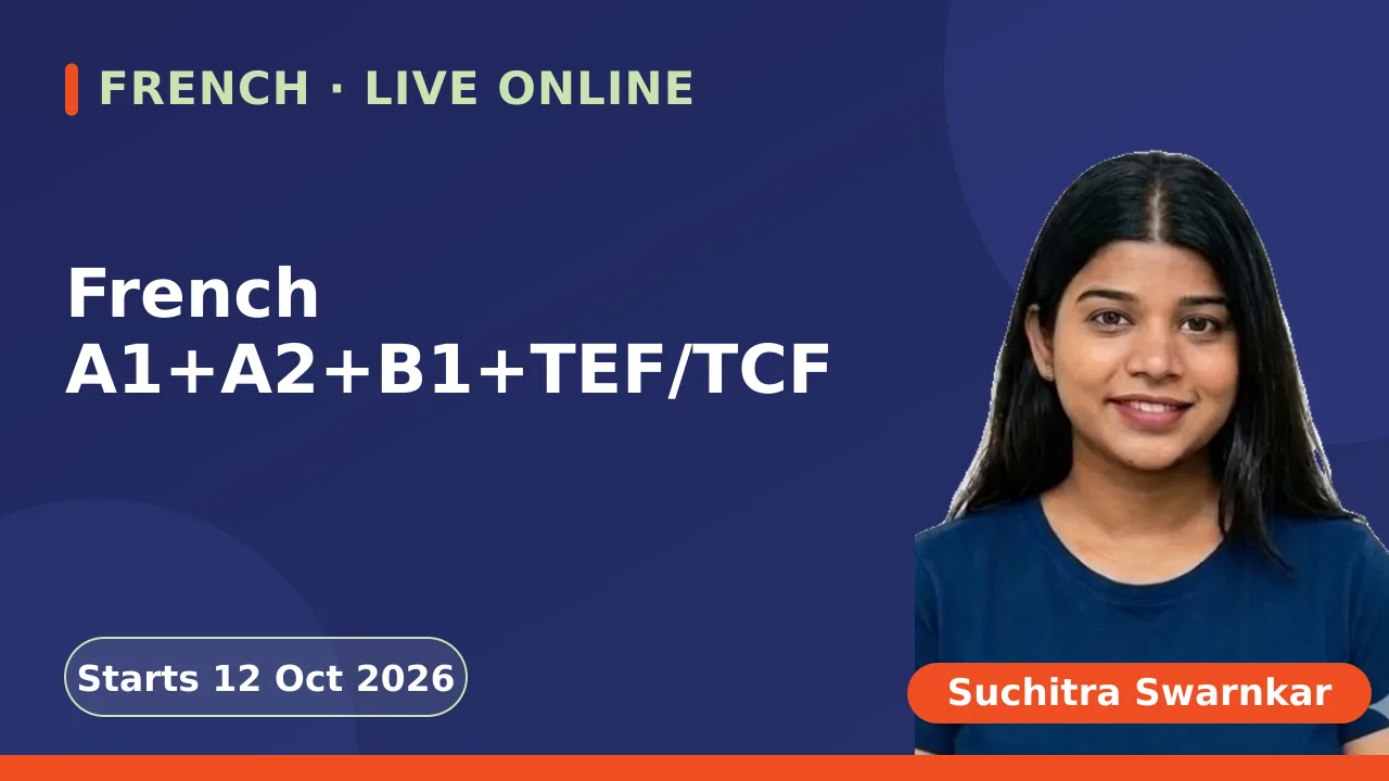 French A1+A2+B1+TEF/TCF - 12 Oct