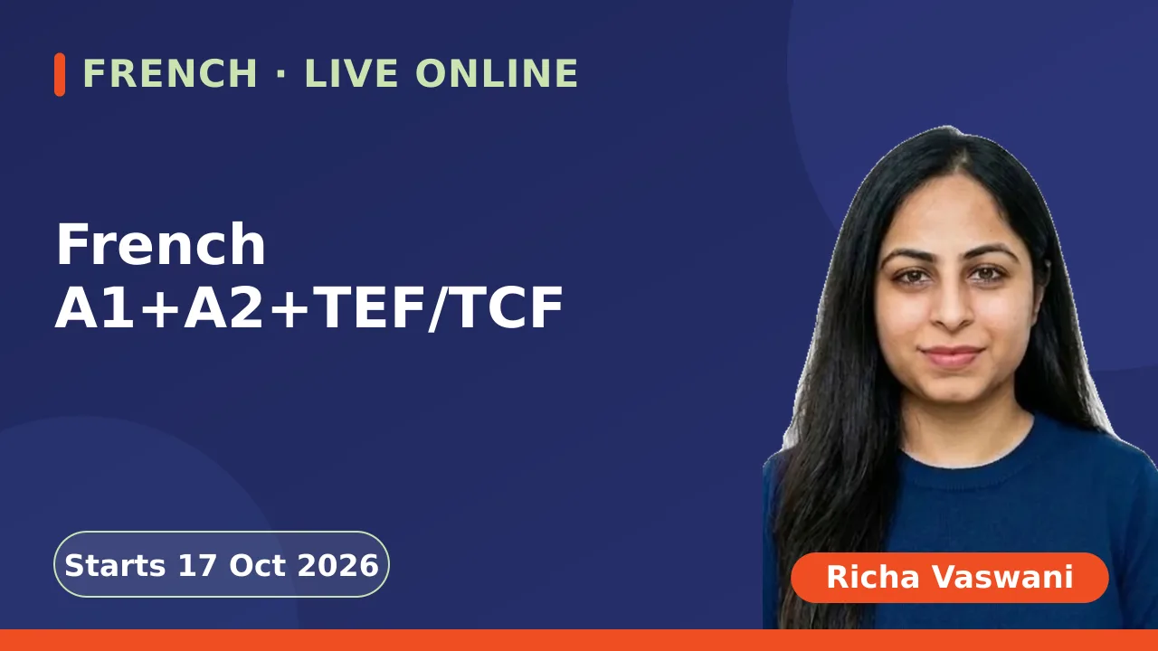 French A1+A2+TEF/TCF - 17 Oct