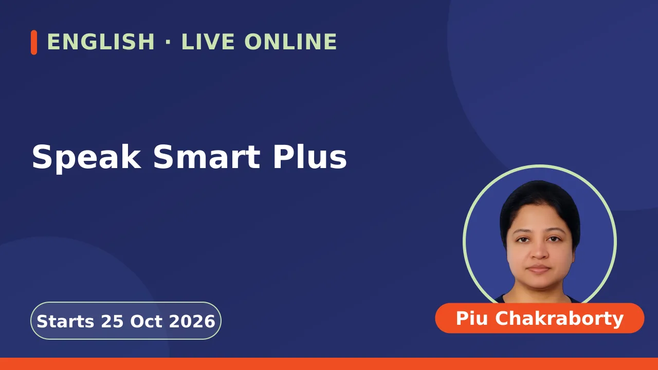 Speak Smart Plus - 25 Oct